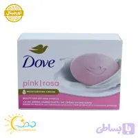 صابون داو Dove صورتی مدل PINK Rose رایحه گل رز حجم 106 گرم