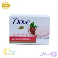 صابون داو زیبایی جوان کننده مدل Rejuvenating با رایحه انار و چای ترش وزن 106 گرم
