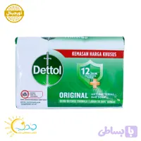 صابون ضد باکتری دتول مدل اورجینال پلاس وزن 100 گرم