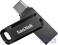 فلش مموری سن دیسک مدل Dual Drive Go ظرفیت 128 گیگابایت، رابط USB 3.2