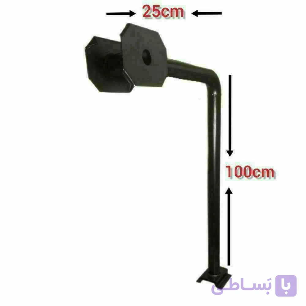 پایه براکت دوربین مداربسته TD-64 مشکی دو جهته مخصوص دو دوربین در دوجهت