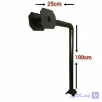 پایه براکت دوربین مداربسته TD-64 مشکی دو جهته مخصوص دو دوربین در دوجهت