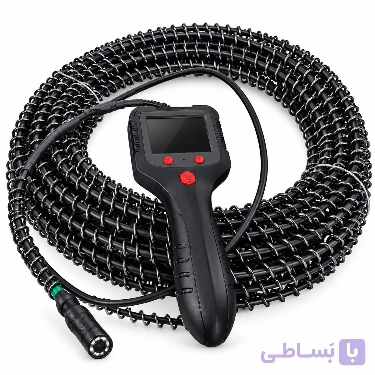 دوربین آندوسکوپی مانیتوردار تمام فنر.سایز لنز4 میل20متری