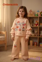 بلوز شلوار کودک کیمونو پنبه دورو طرح پاندا (عمده)