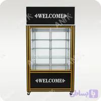 یخچال 120 ویترینی ایستاده دو طرف نما