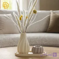ست دکوری 3 تکه کلیسا کرم قهوه ای