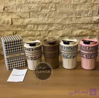 مینی تراول ماگ وارداتی طرح پلنگی