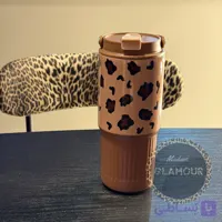 تراول ماگ دو رنگ طرح پلنگی