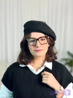 کلاه برت مشکی وارداتی کد ۱۰۹۰