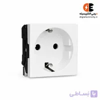 پریز برق ارت دار روکار طوسی