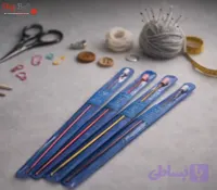 میل قلاب تونسی تک سر ۳۵ سانتی | ابزار حرفه‌ای بافت تونسی