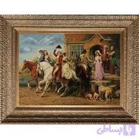 تابلو نقاشی، تابلو نقاشی کلاسیک، تابلو ‌رنگ روغن ، نقاشی کلاسیک، طرح بدرقه (a Lassie and her Laddie )