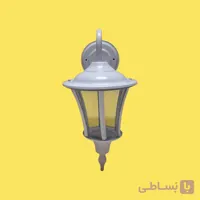 چراغ حیاطی دیواری کمر باریک فلزی مشگی