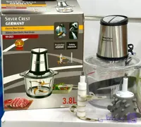 خردکن سیلور کرست اصل آلمان- 6 تیغه تیتانیوم طلایی همراه با 4 تیغه زاپاس- موتور تمام مس حک شده- قدرت 3000W وات- مدل 2024