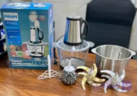 خردکن برقی ۴ لیتری فیلیپس Promix مدل MN-2023 | موتور 4000 وات | 4 کاره
