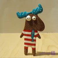 مگنت فانتزی سرامیکی گوزن