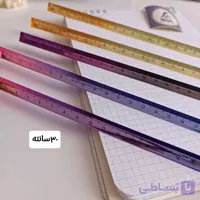 خط کش مثلثی آبرنگی ۳۰سانت