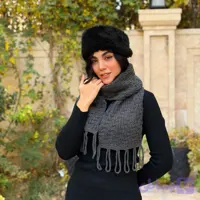 شال گردن زنانه و مردانه دستبافت شاهو مدل Brenlo
