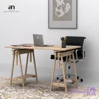 میز تحریر با ارتفاع قابل تنظیم مدل هما