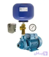 پمپ آب نیم اسب پنتاکس بهمراه گیج فشار ‌و اتومات ایتالیای و منبع ایتالیایی البی