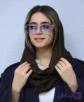 شال | مدل شال رینگی کد 53741 -قهوه ای