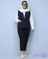 پالتو | مدل وست فوتر دکمه چینی کد 53773 – سرمه ای