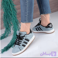 آدیداس کامپوس آبی خط مشکی