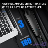 ماشین اصلاح موی صورت کیمی مدل KM-2299، اصلاح به صورت خط زن، طراحی ارگونومیک، نمایشگر LCD، منبع انرژی با باتری قابل شارژ، تکنولوژ