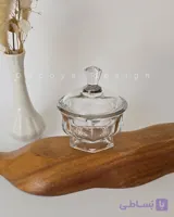 قندان لب نقره ای