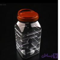 جار پنج کیلویی چهار گوش دهانه 120 تعداد در بسته (35)