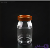 جار یک کیلویی گردکوزه ای دهانه 72 تعداد در بسته 150عدد