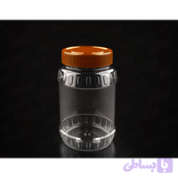 جار یک کیلویی گرد انگشتی j21 دهانه 72 تعداد در بسته 150 عدد