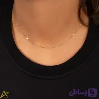 زنجیر پولکی طلا زنانه