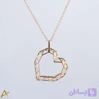 آویز قلب طلا مدل آنشرلی