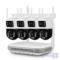 پک دوربین مداربسته بیسیم 4 عددی 6 مگاپیکسل با NVR