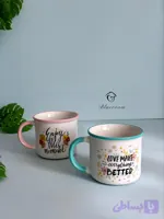 لیوان طرح دار