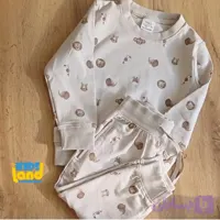 ست دورس و شلوار پاییزه بچگانه طرح فانتزی خرس و حیوانات