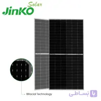 پنل خورشیدی 555 وات جینکو سولار مونوکریستال Half Cell Perc
