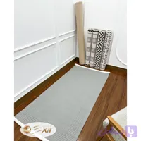 فرش کناره طوسی مدرن ساده کد lp01g