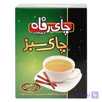 چای سبز با دارچین طبیعی 210 گرمی رفاه لاهیجان