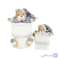 ست سطل و جادستمال اتاق کودک طرح خرس نانان مدل FBF