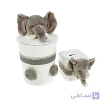 ست سطل و جادستمال اتاق کودک نی نی سیس طرح فیل کد G-W