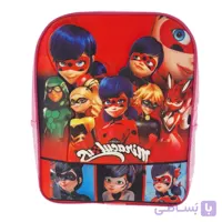 کوله پشتی بچگانه طرح دختر کفشدوزکی Ladybug مدل (اقتصادی) کد ECO-LDYBUG