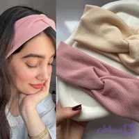 هدبند کبریتی گره ای دخترانه پنبه ای