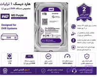 هارد 1 ترابایت بنفش اصلی