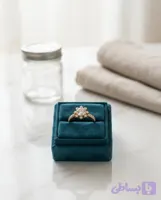 انگشتر تک نگین (کد M1H7M)