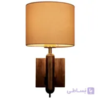 چراغ دیوارکوب بدنه چوب مسینا Gi1