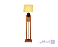 آباژور پایه مستطیل چوب بلند N12t