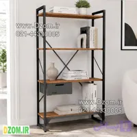 کتابخانه چهار طبقه دیزم مدل مونتاژی LIB_dwr_80×140