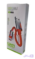 کابل شارژر میکرو 120W چراغدار ژله ای